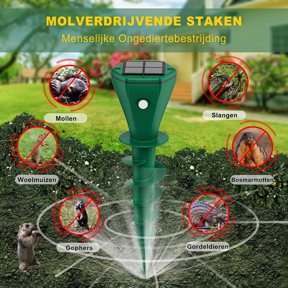 MoleSonix Ultrasone Mollenverjager