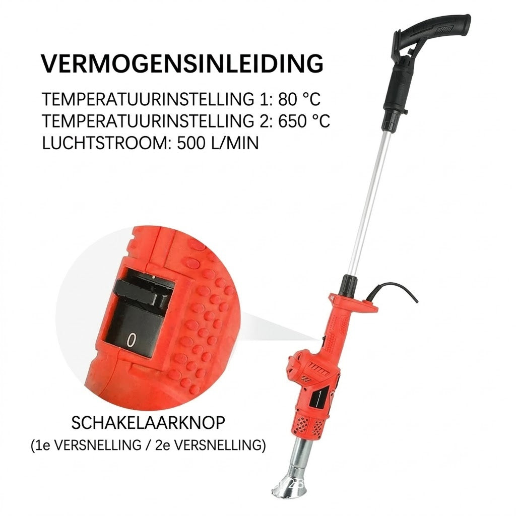 WeedBlazi Elektrische Onkruidbrander