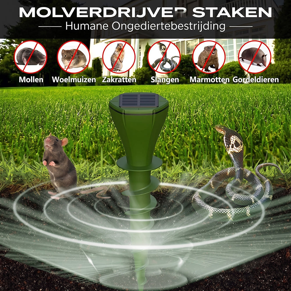 MoleSonix Ultrasone Mollenverjager