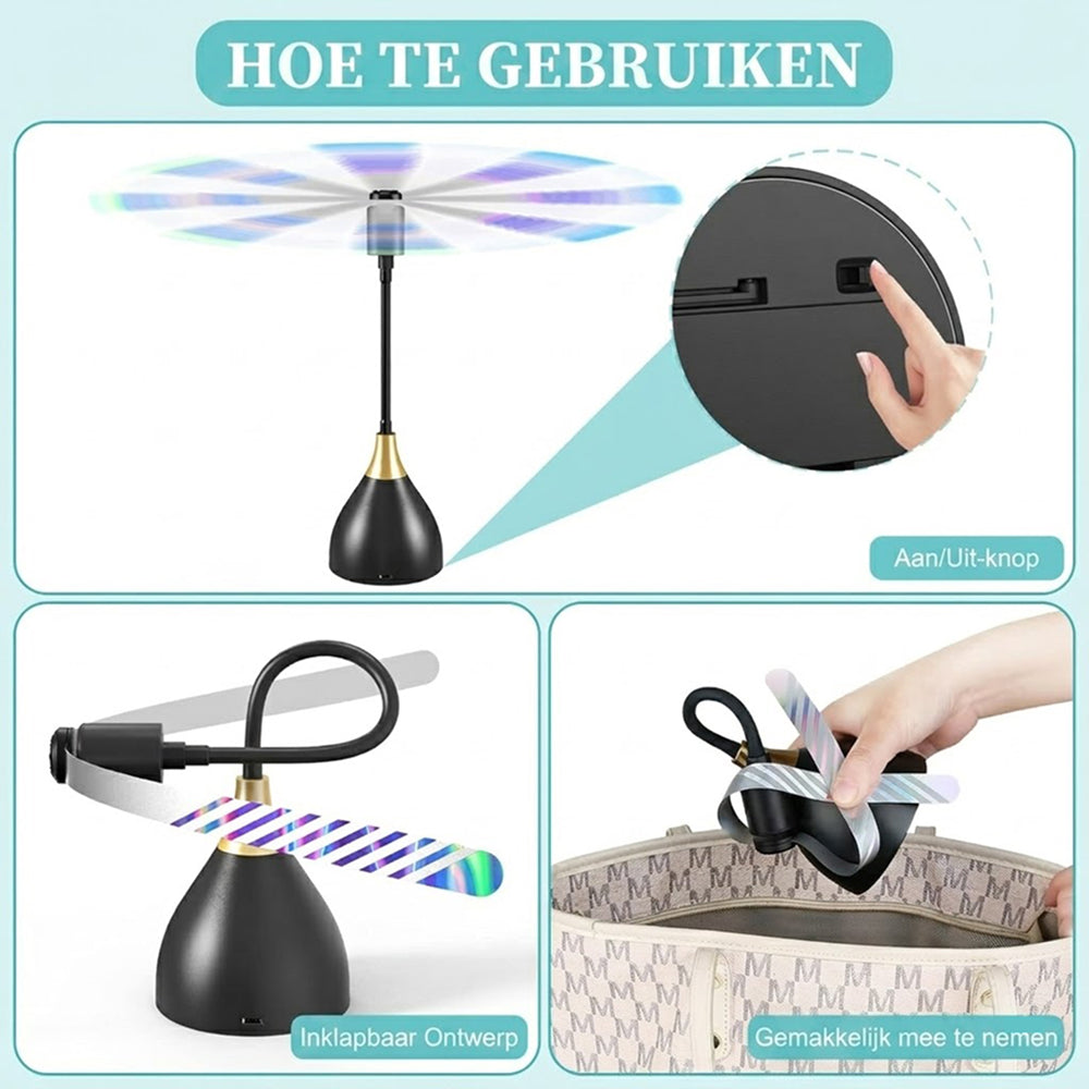 FlyBreezo Vliegenverjager Voor Op Tafel