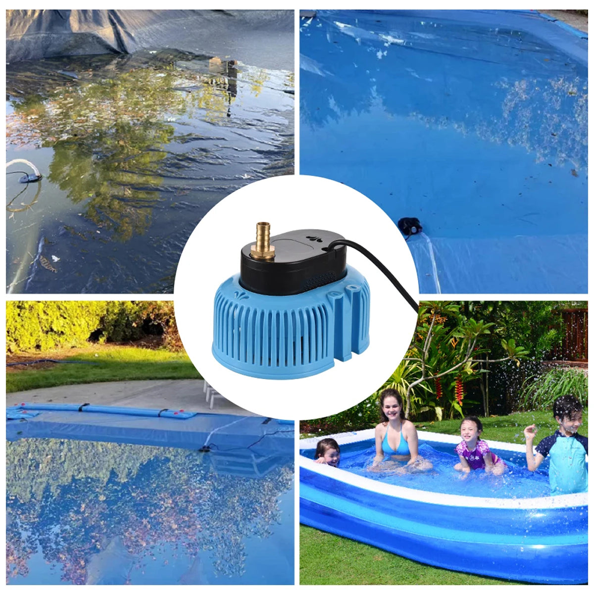 AquawLift Dompelpomp Voor Zwembadafdekking
