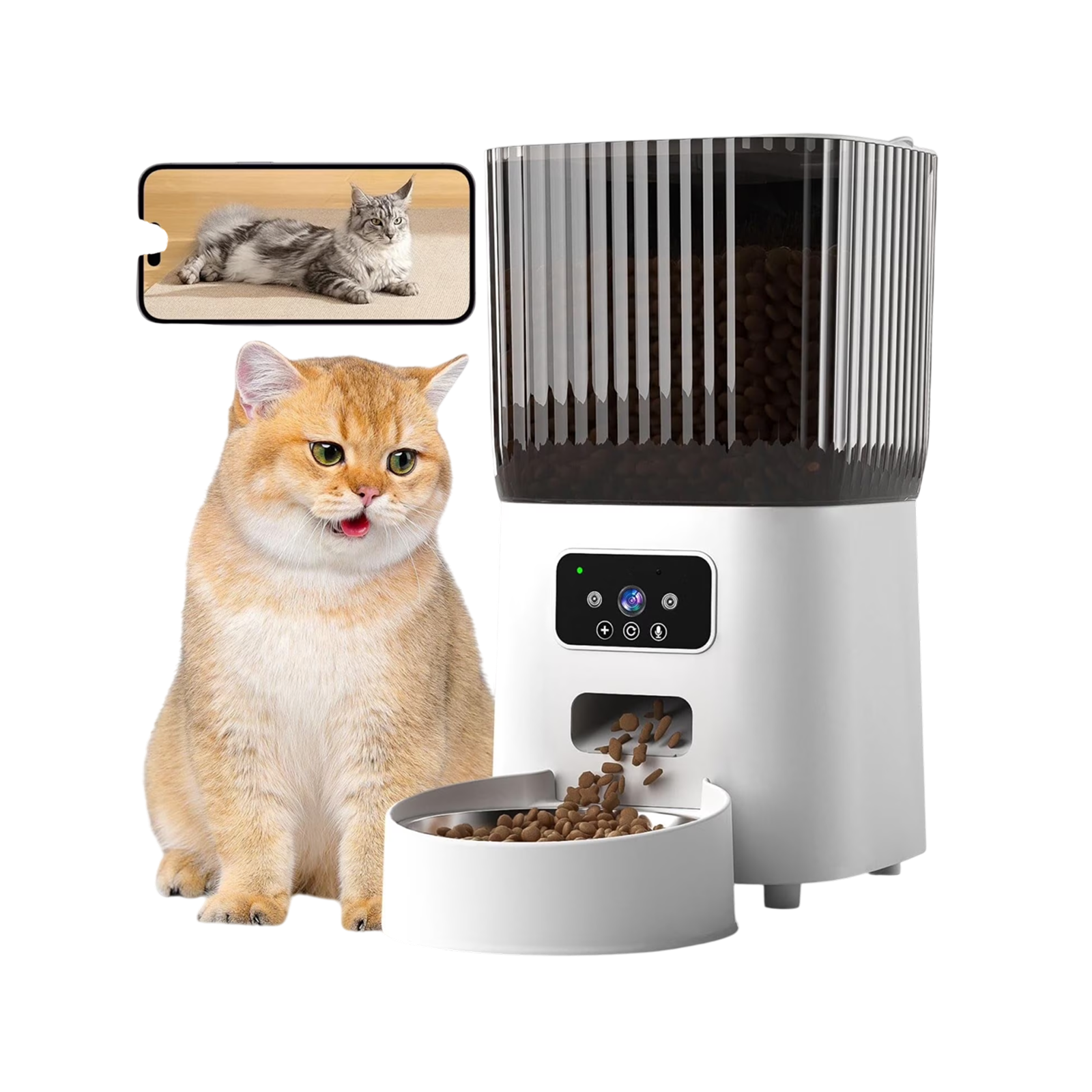 Grolddeer Automatische Voerbak voor Katten en Honden