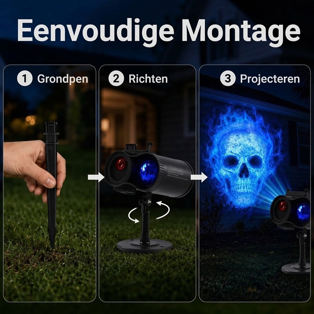 HallowyGo Halloween Projector