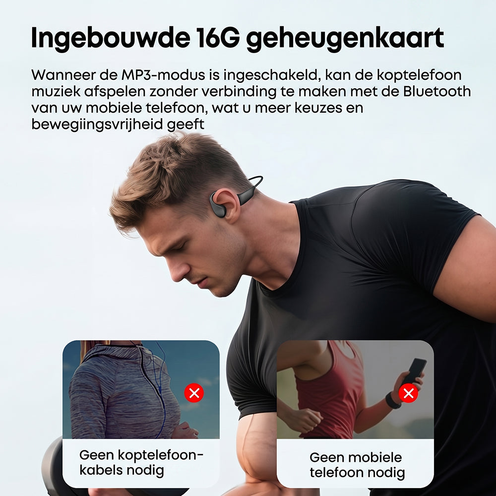 Viboneza Waterdichte Koptelefoon Zwemmen