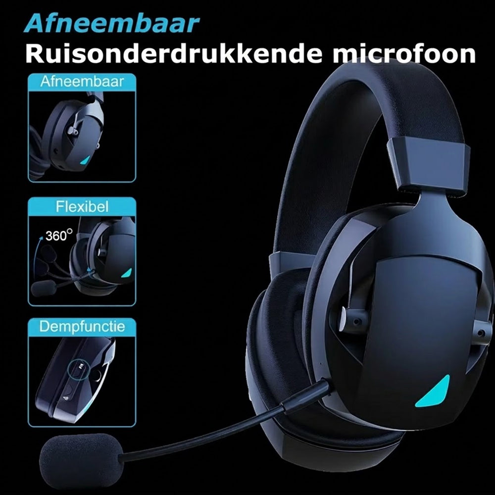 Beuksrij Gaming Headset | 3D Surround Sound & 36u Batterij