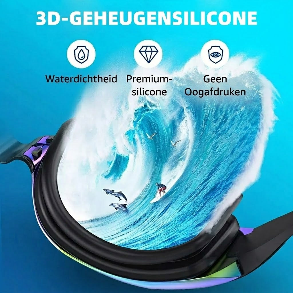BlueGazix Zwembril