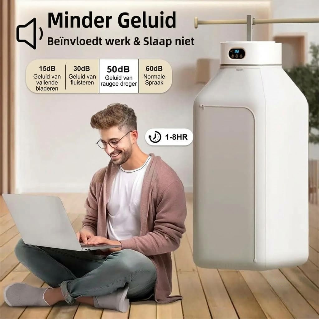 DryVoyar Draagbare Kledingdroger
