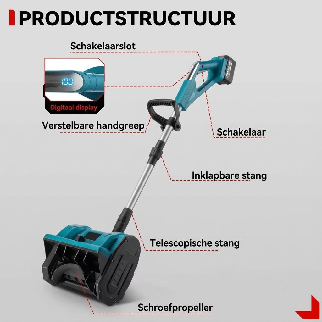 FrostiJet Elektrische Sneeuwschep