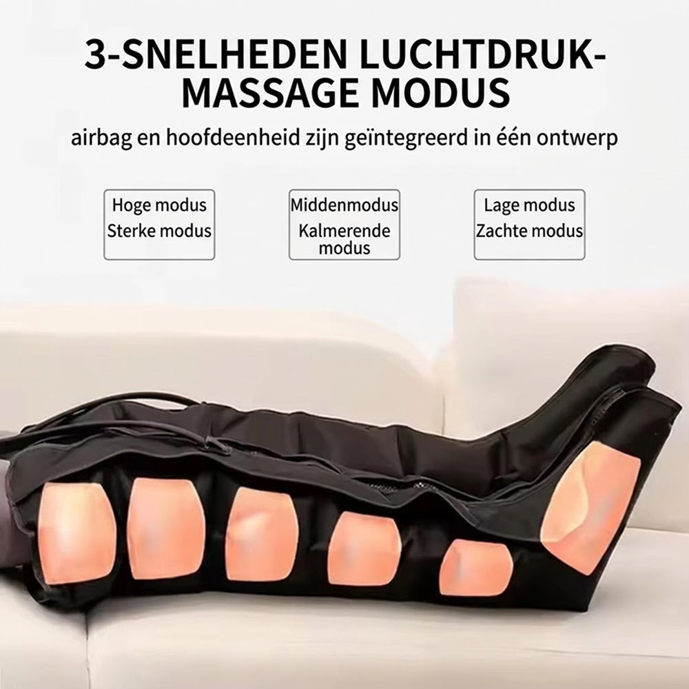 Espervlot Leg Massager - Pneumatische Massagelaarzen met 6 Airbags