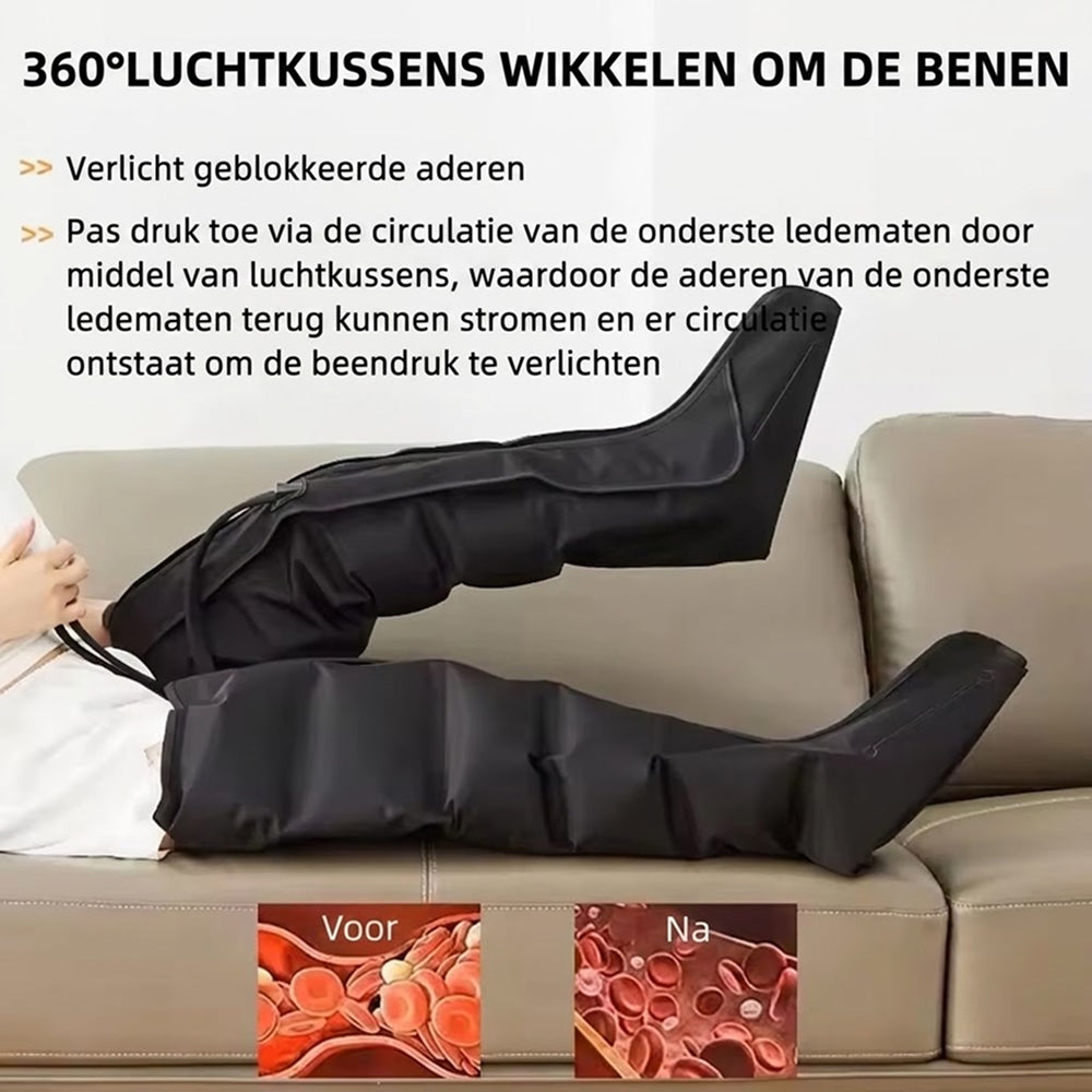 Espervlot Leg Massager - Pneumatische Massagelaarzen met 6 Airbags