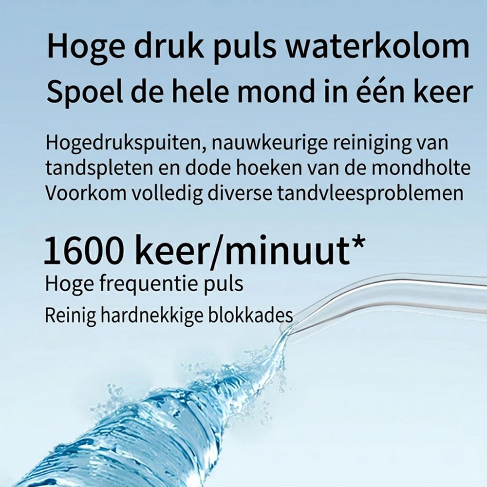 Grachtdal Draagbare Waterflosser - Professionele Mondverzorging