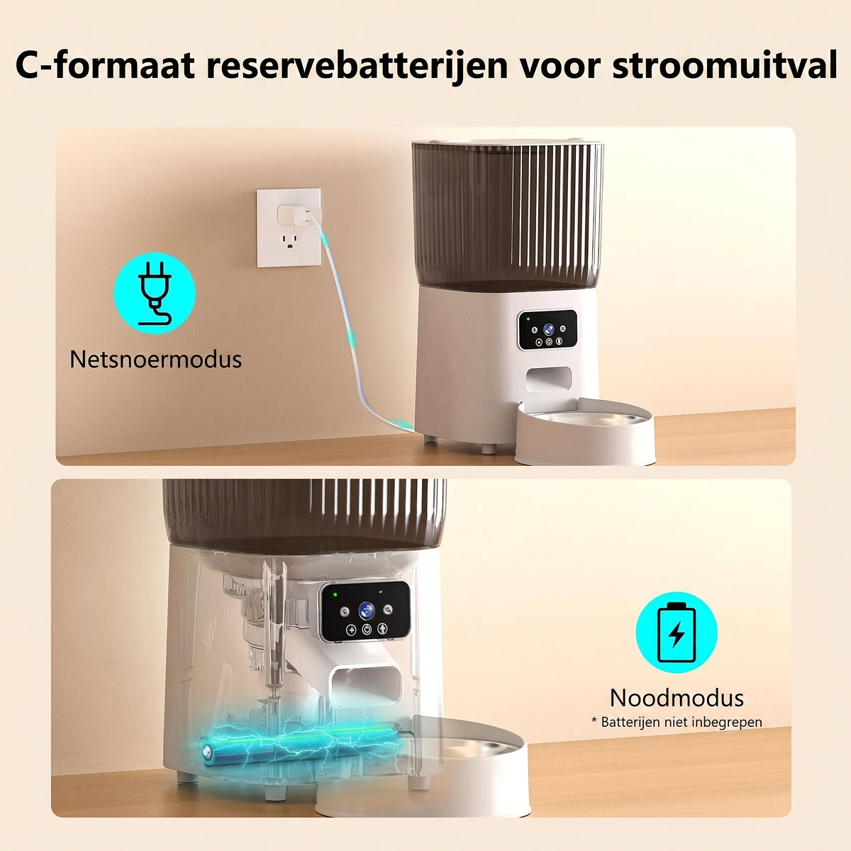 Grolddeer Automatische Voerbak voor Katten en Honden