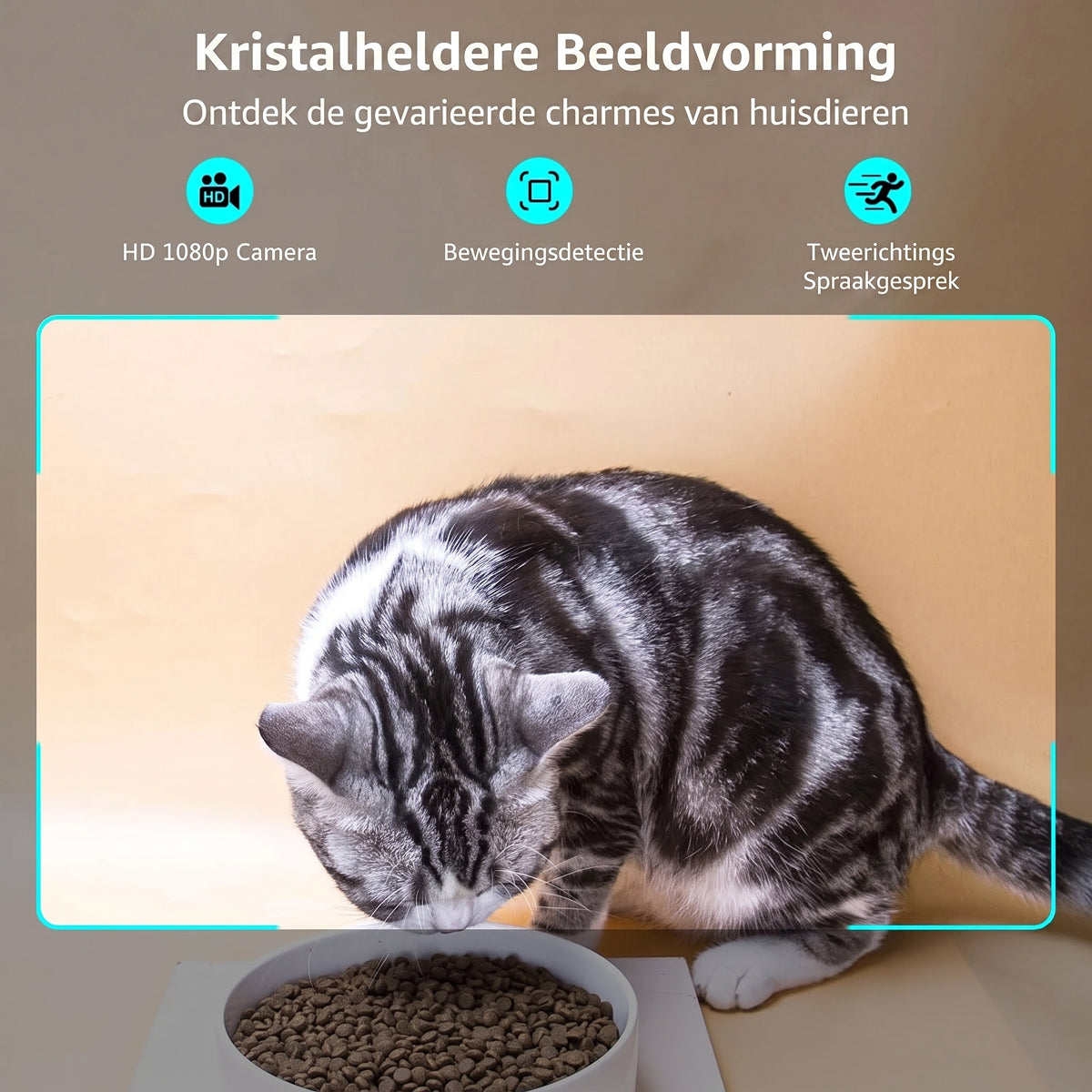 Grolddeer Automatische Voerbak voor Katten en Honden
