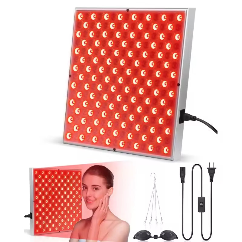 Herfkoning Roodlichttherapie Lamp - 225 LEDs & Dubbele Golflengte