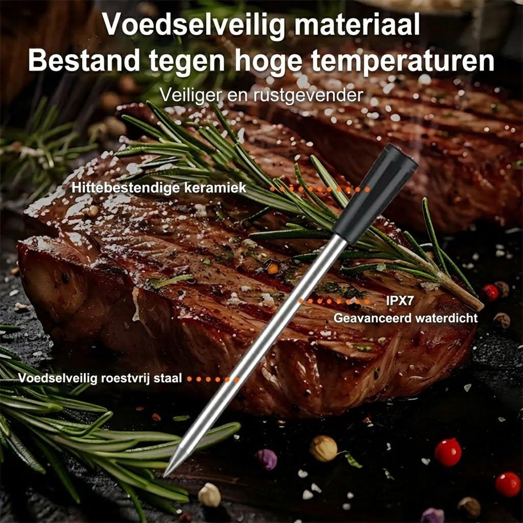 TherProxi Draadloze Vleesthermometer