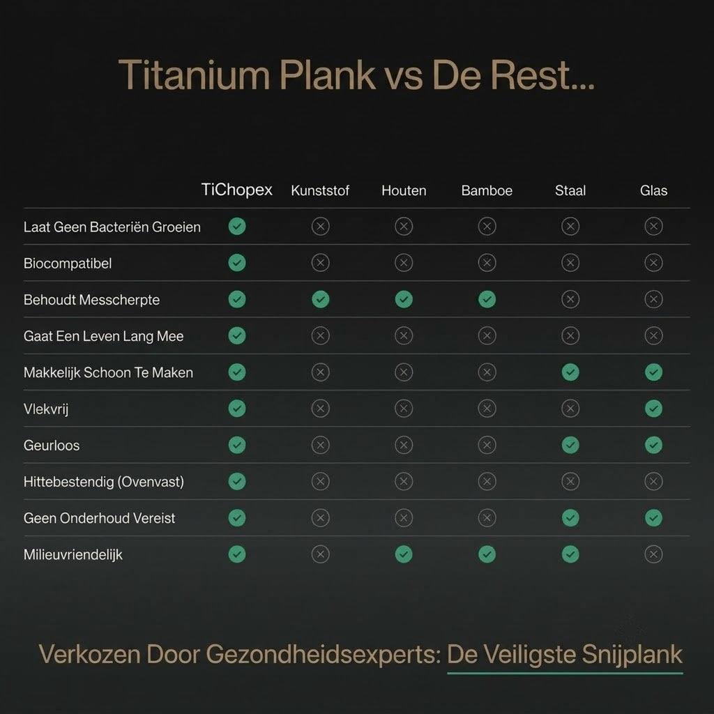 TiChopex Titanium Snijplank