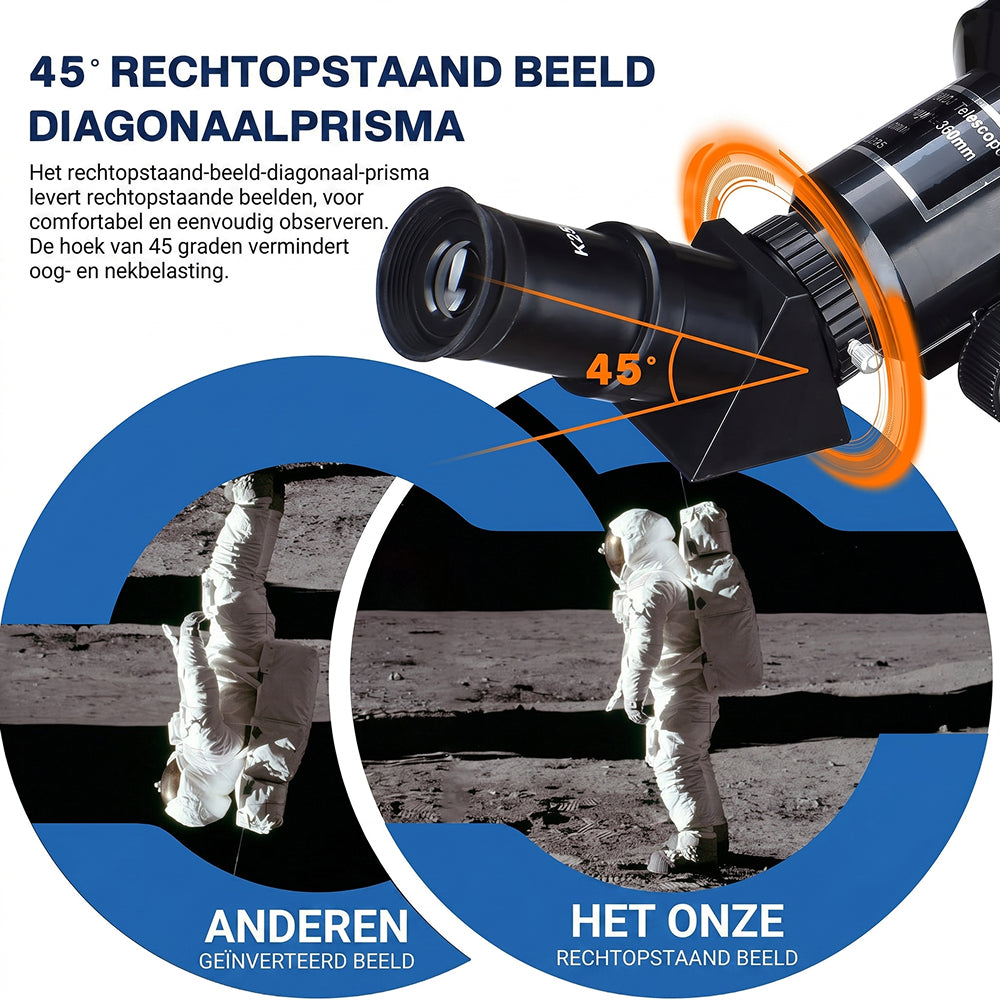 ZilBlese Telescoop voor Planeten - 70mm Diafragma